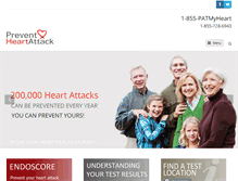 Tablet Screenshot of prevent-heart-attack.com